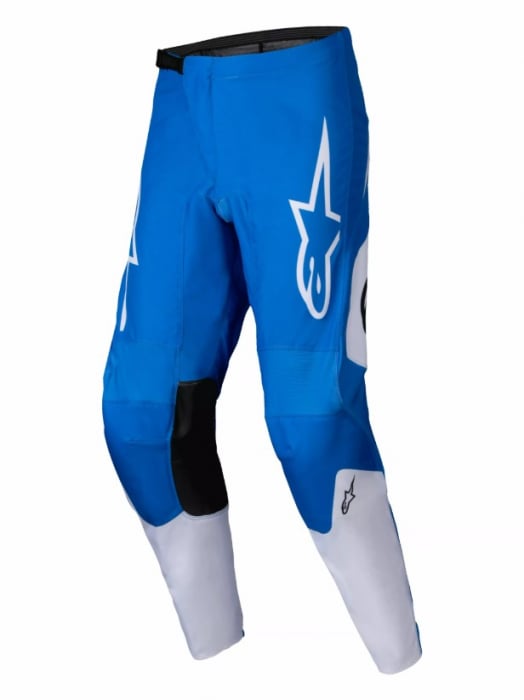 Pantaloni atv cross Alpinestars Fluid Haul, culoare albastru alb, marime 34