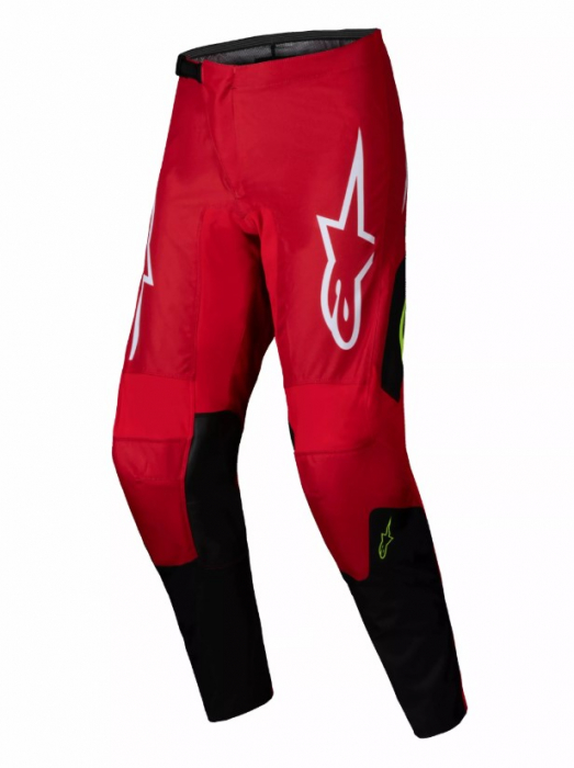 Pantaloni atv cross Alpinestars Fluid Haul, culoare rosu negru, marime 40