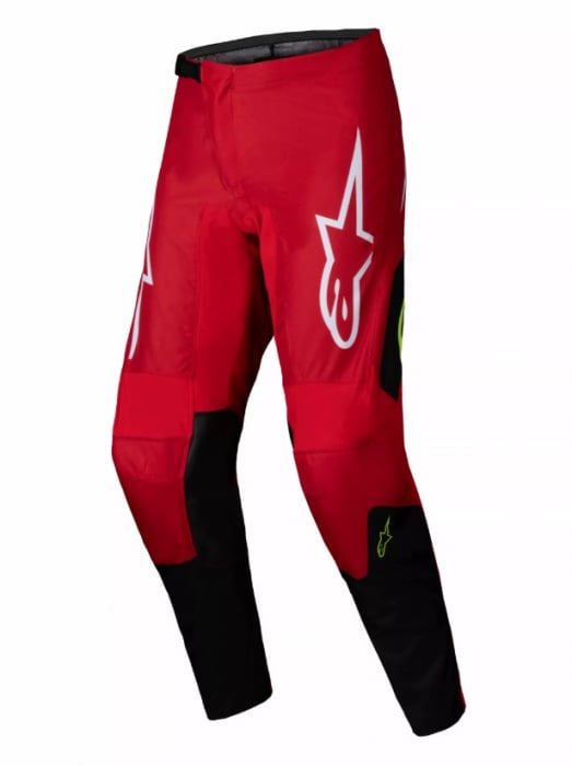 Pantaloni atv cross Alpinestars Fluid Haul, culoare rosu negru, marime 30