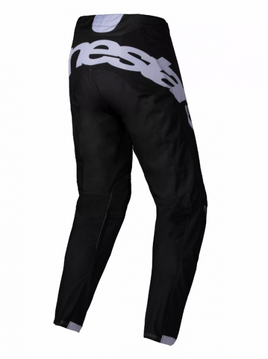 Pantaloni atv/cross Alpinestars Racer Graphite, culoare negru/alb, marime 28 [2]