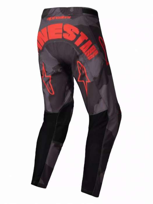 Pantaloni atv/cross Alpinestars Racer Hollow, culoare gri/portocaliu, marime 34 [2]