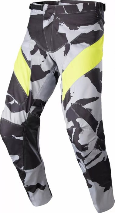 Pantaloni atv cross ALPINESTARS Racer Tactical S23, culoare gri galben model camo, marime 34