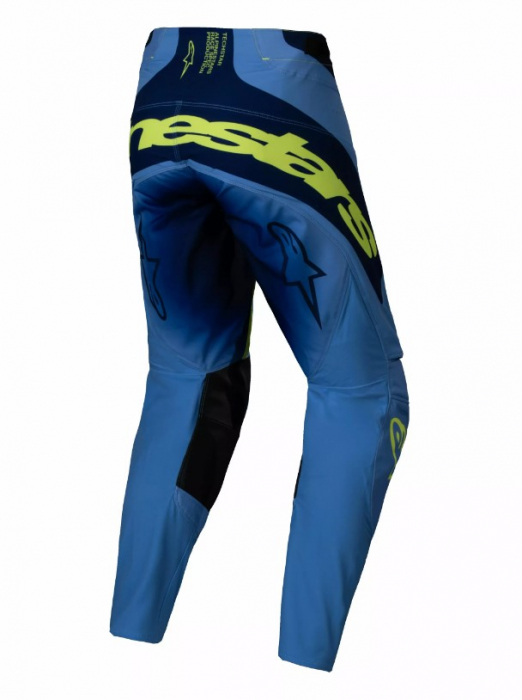 Pantaloni atv/cross Alpinestars Techstar Melt, culoare albastru/galben/negru, marime 38 [2]