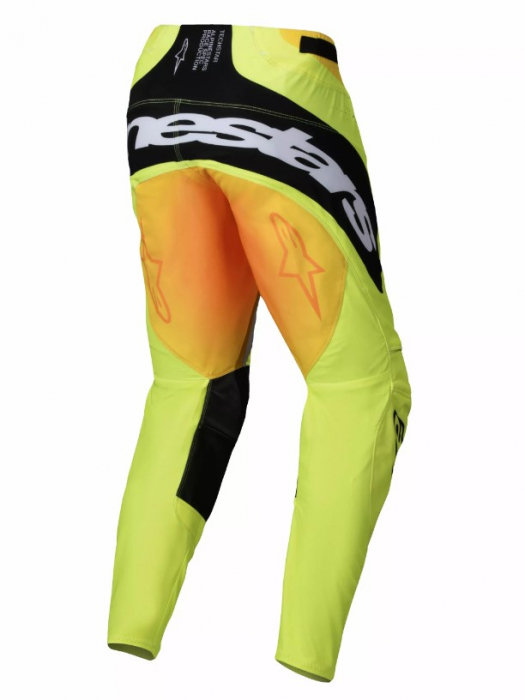 Pantaloni atv/cross Alpinestars Techstar Melt, culoare galben/negru/portocaliu, marime 34 [2]