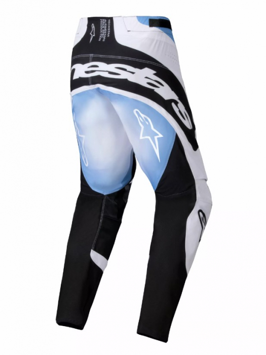 Pantaloni atv/cross Alpinestars Techstar Melt, culoare negru/alb/albastru, marime 32 [2]