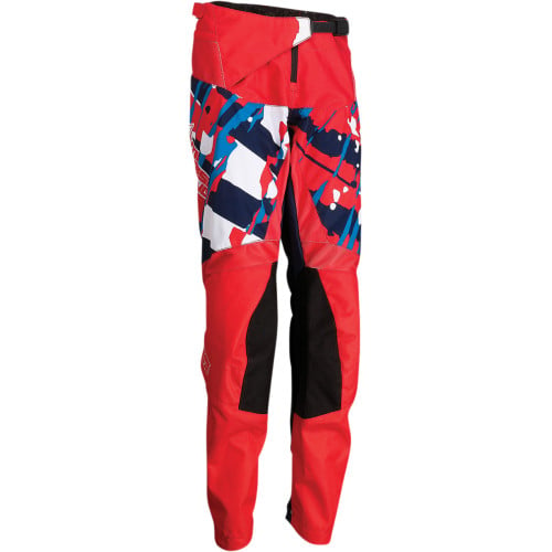 Pantaloni atv cross copii MooseRacing, culoare rosu, marime 18