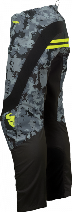 Pantaloni atv/cross copii Thor Digi Camo, culoare negru/camo, marime 20 [3]