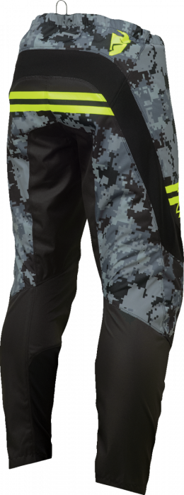Pantaloni atv/cross copii Thor Digi Camo, culoare negru/camo, marime 20 [2]