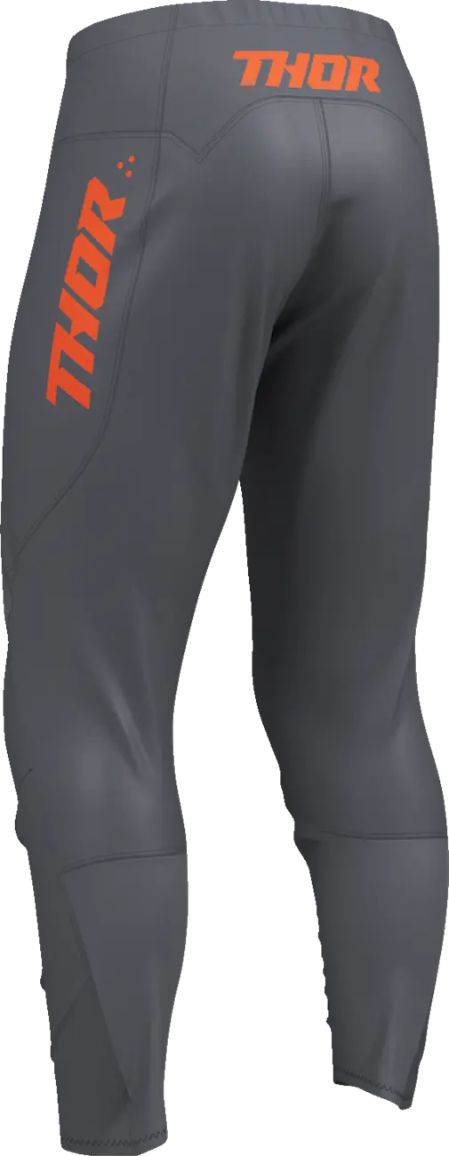 Pantaloni atv/cross copii Thor Ridemode Menace, culoare gri/portocaliu, marime 26 [2]