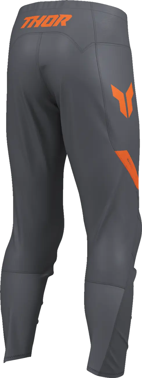 Pantaloni atv/cross copii Thor Ridemode Menace, culoare gri/portocaliu, marime 24 [4]