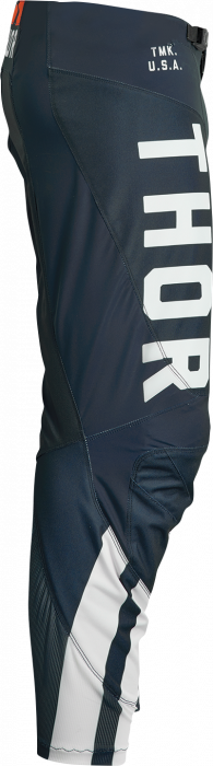 Pantaloni atv/cross copii Thor Pulse Combat, culoare bleumarin/alb, marime 18 [2]