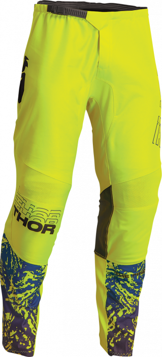 Pantaloni atv cross copii Thor Sector Atlas, culoare galben albastru, marime 26