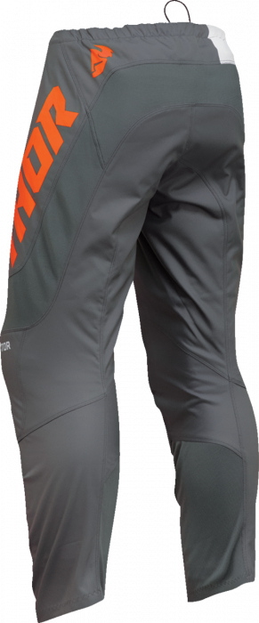 Pantaloni atv/cross copii Thor Sector Checker, culoare gri/portocaliu, marime 26 [3]