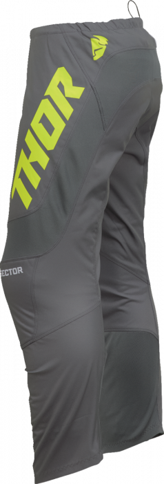 Pantaloni atv/cross copii Thor Sector Checker, culoare gri/verde, marime 28 [2]