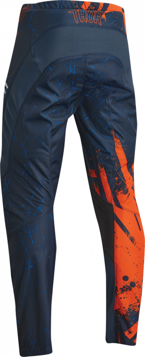 Pantaloni atv/cross copii Thor Sector Gnar, culoare albastru/portocaliu, marime 18 [2]