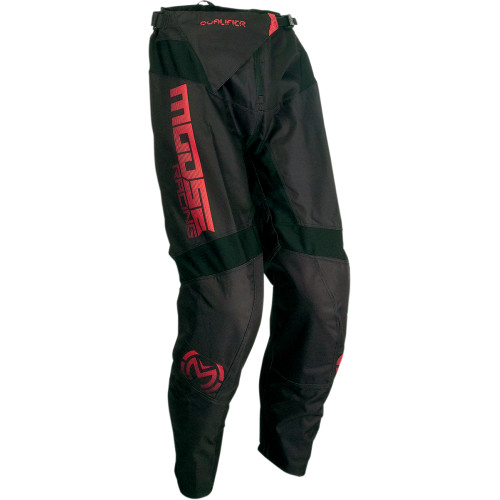 Pantaloni atv cross MooseRacing Qualifier, culoare negru rosu, marime 48