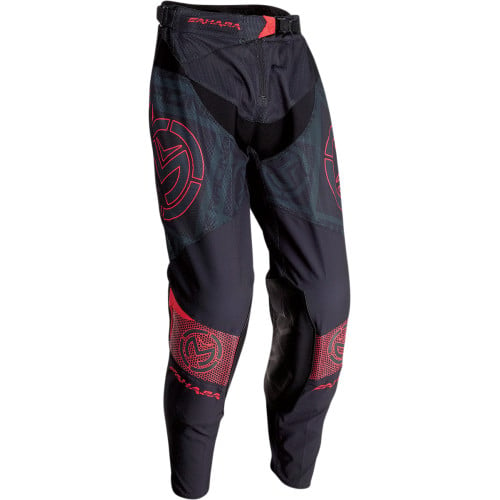 Pantaloni atv cross MooseRacing Sahara, culoare negru rosu, marime 30