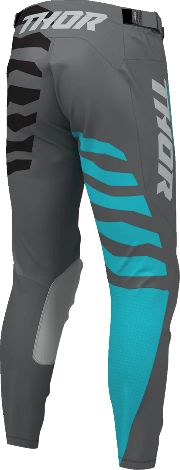 Pantaloni atv/cross Thor LaunchMode Shredder, culoare gri/albastru, marime 38 [4]