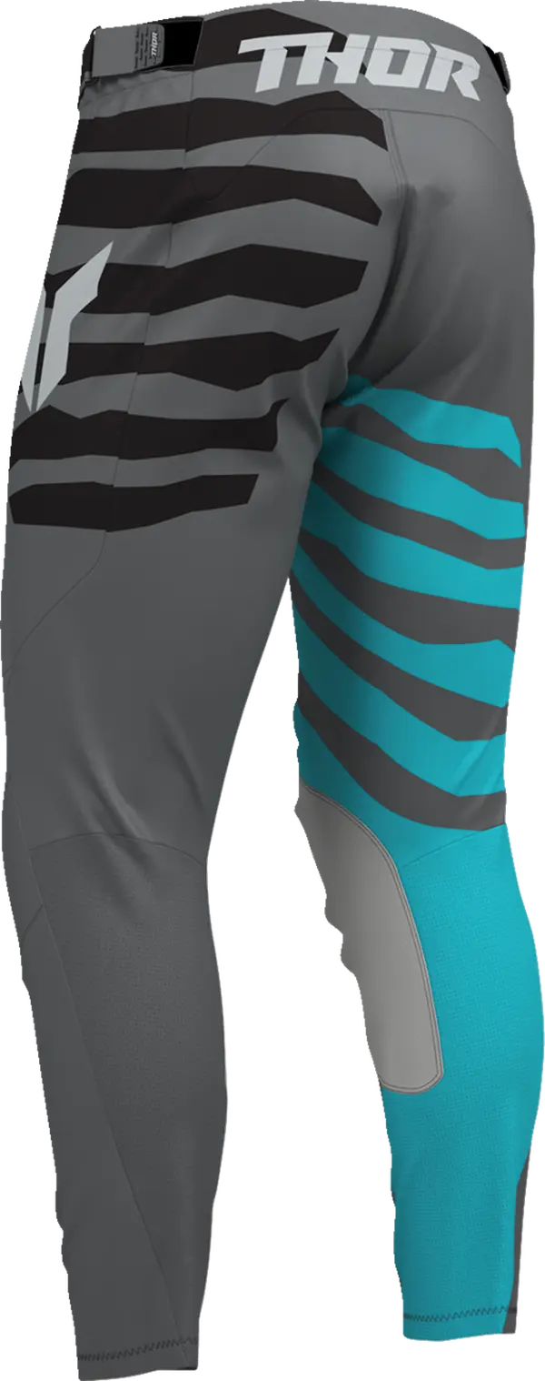 Pantaloni atv/cross Thor LaunchMode Shredder, culoare gri/albastru, marime 38 [3]