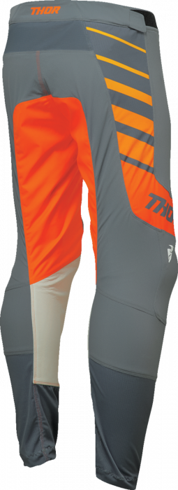 Pantaloni atv/cross Thor Prime Analog, culoare gri/portocaliu, marime 31 [3]