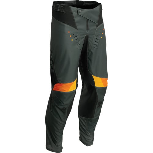 Pantaloni atv cross Thor Pulse React, culoare army negru, marime 36