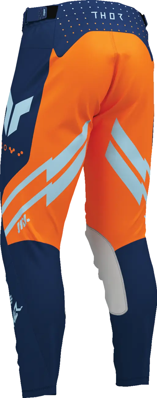 Pantaloni atv/cross Thor Launchmode Futura, culoare bleumarin/portocaliu, marime 44 [4]