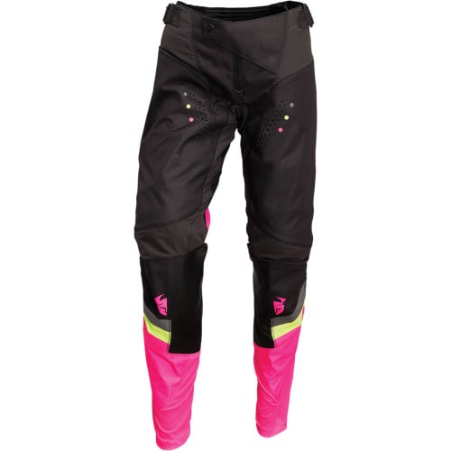 Pantaloni cross atv dama Thor Pulse Racewear Rev, culoare gri roz, marime XL