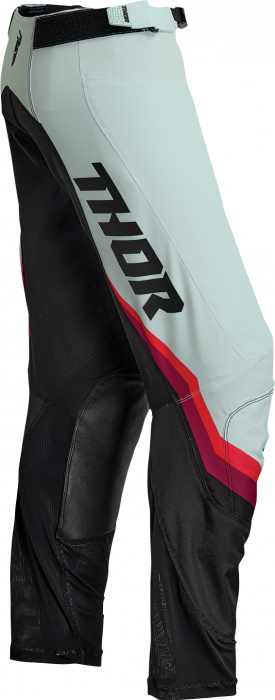 Pantaloni dama atv/cross Thor Pulse Rev, culoare negru/alb menta, marime M [3]