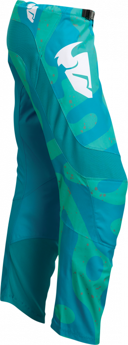 Pantaloni dama atv/cross Thor Sector Disguise, culoare albastru/turcoaz, marime XS [3]
