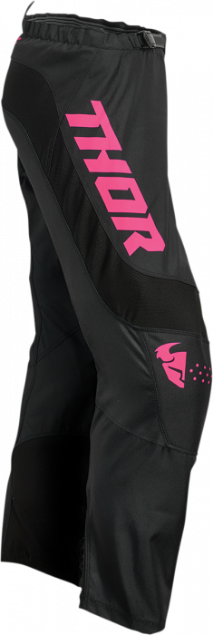 Pantaloni dama atv/cross Thor Sector Minimal, culoare negru/roz, marime S [3]