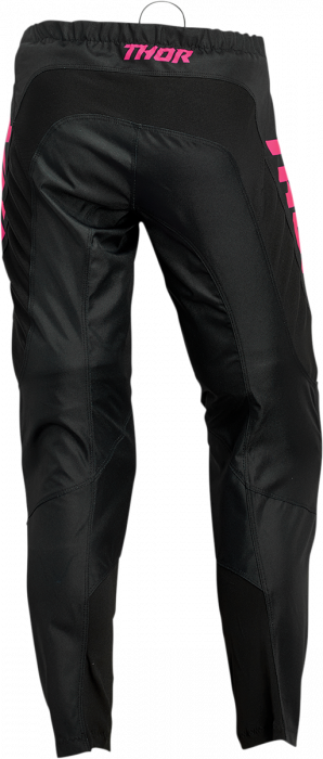 Pantaloni dama atv/cross Thor Sector Minimal, culoare negru/roz, marime S [2]