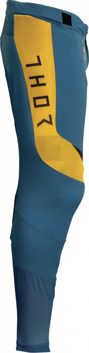 Pantaloni motocross/enduro Thor Prime Rival, culoare albastru/galben, marimea 28 [3]