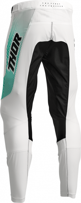 Pantaloni motocross/enduro Thor Prime Tech, culoare alb/albastru, marimea 38 [3]