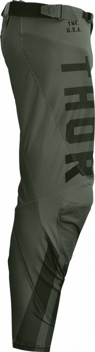 Pantaloni motocross/enduro Thor Pulse Combat, culoare army/negru, marimea 30 [3]