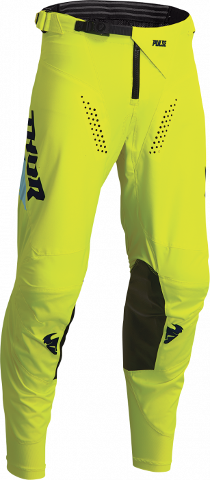 Pantaloni motocross enduro Thor Pulse Tactic, culoare galben fluo negru, marimea 32