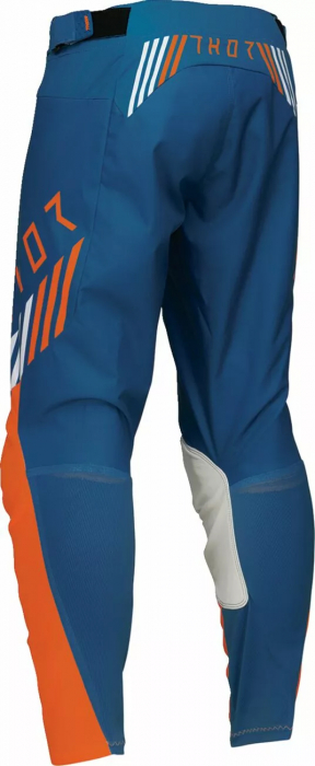 Pantaloni motocross Thor LaunchMode Zone, culoare albastru/portocaliu, marime 44 [3]