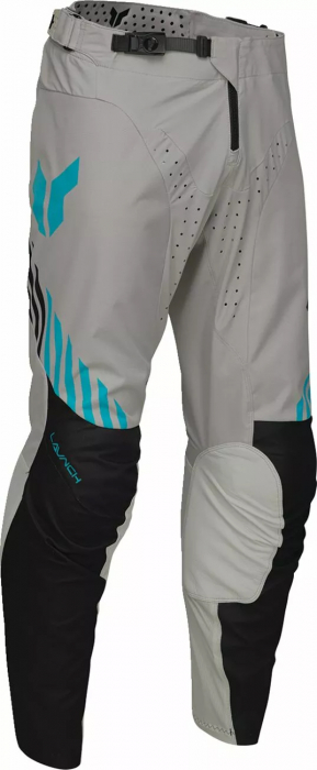 Pantaloni motocross Thor LaunchMode Zone, culoare gri negru, marime 32