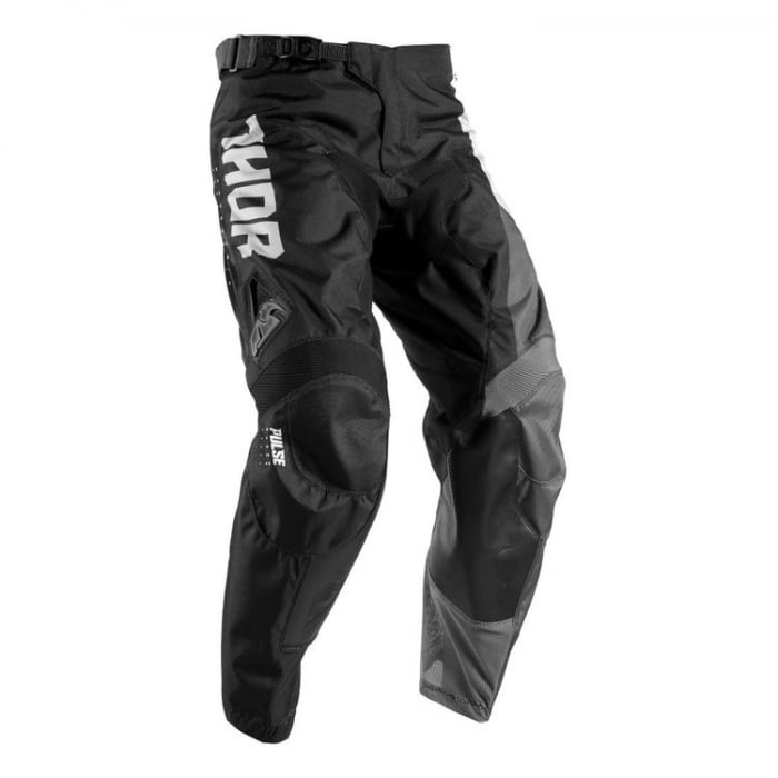 Pantaloni motocross Thor Pulse Aktiv  S7 marime 38 alb negru