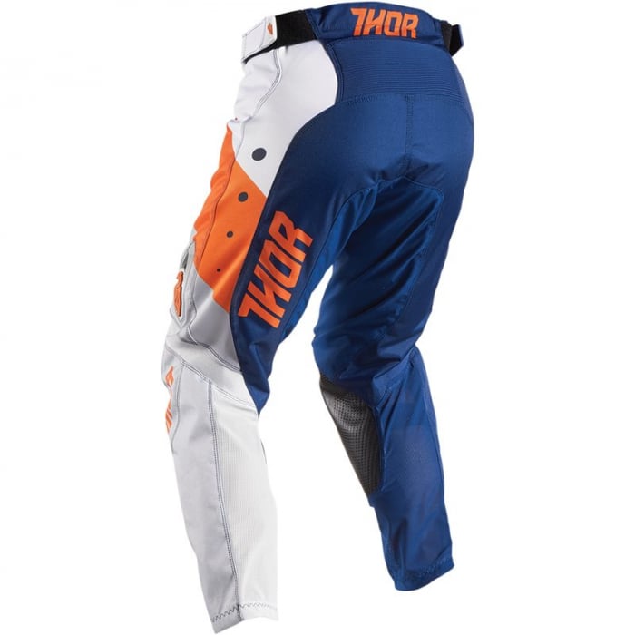 Pantaloni motocross Thor Pulse Aktiv S7 marime 38 bleumarin portocaliu