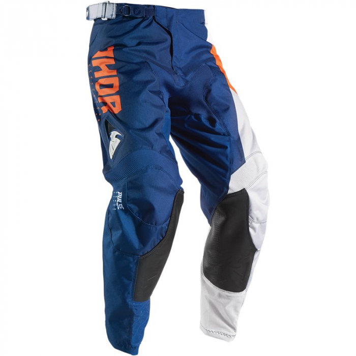 Pantaloni motocross Thor Pulse Aktiv  S7 marime 38 bleumarin/portocaliu [2]