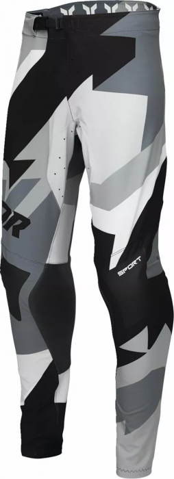 Pantaloni motocross Thor SportMode Brave, culoare negru/gri, marime 29 [3]