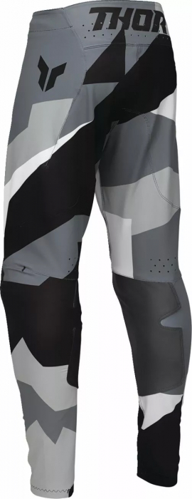 Pantaloni motocross Thor SportMode Brave, culoare negru/gri, marime 29 [2]