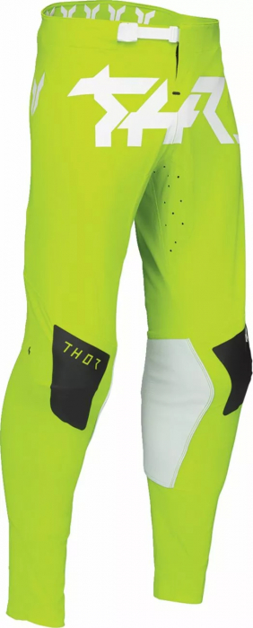 Pantaloni motocross Thor SportMode Riot, culoare galben fluo negru, marime 29
