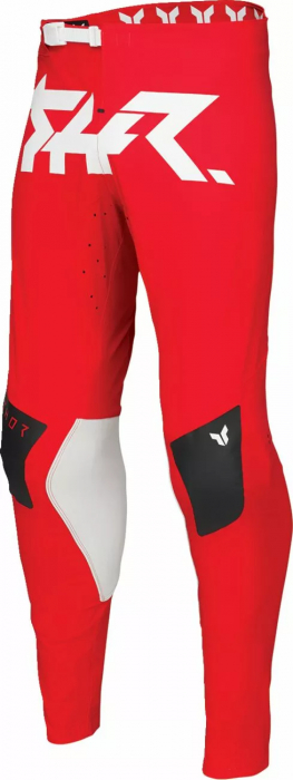 Pantaloni motocross Thor SportMode Riot, culoare rosu/negru, marime 34 [2]