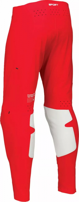 Pantaloni motocross Thor SportMode Riot, culoare rosu/negru, marime 34 [4]