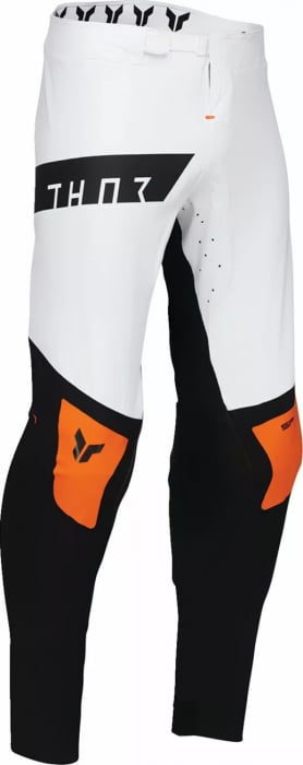 Pantaloni motocross Thor SportMode Rogue, culoare alb negru, marime 32