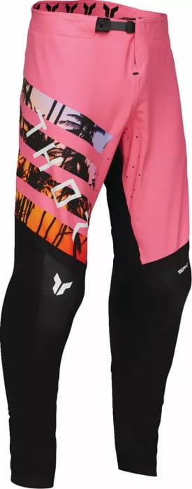 Pantaloni motocross Thor SportMode SD, culoare roz negru, marime 28