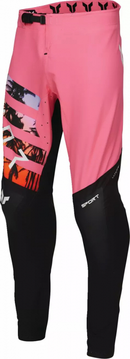 Pantaloni motocross Thor SportMode SD, culoare roz/negru, marime 40 [2]