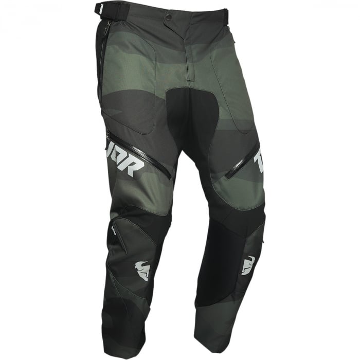 Pantaloni motocross Thor Terrain in cizme culoare Camo marime 32