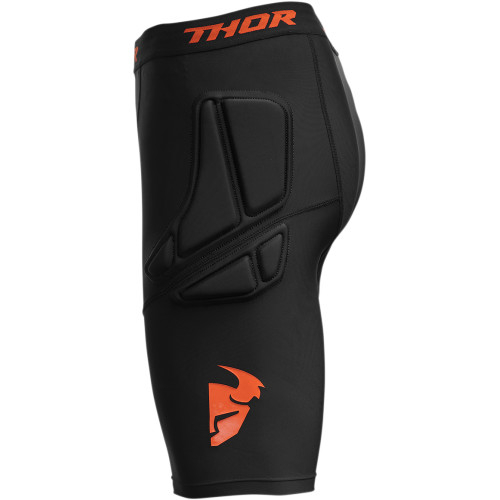 Pantaloni scurti protectie atv/cross, Thor XP Pant, culoare negru/portocaliu, marime M [2]